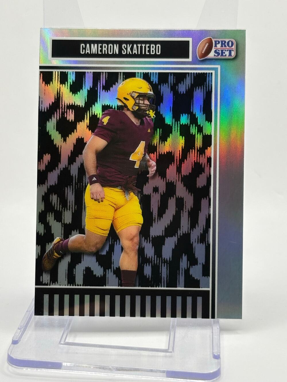 2025 Leaf Metal Cameron Cam Skattebo Prismatic Silver Refractor 20/49 SP Giants